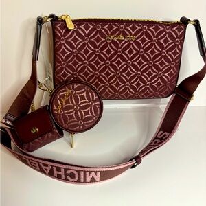MICHAEL Michael Kors Burgundy Crossbody Bag